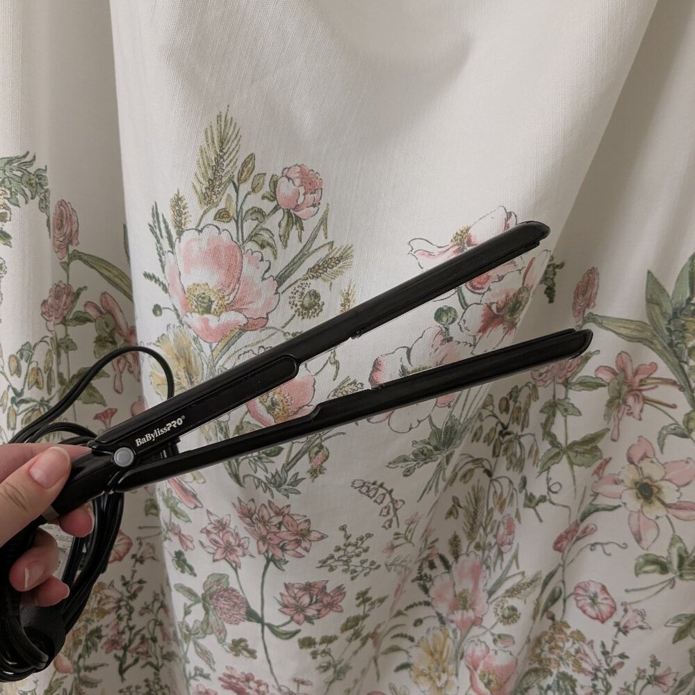 BaBylissPRO Porcelain Ceramic Straightening Iron, 1 inch